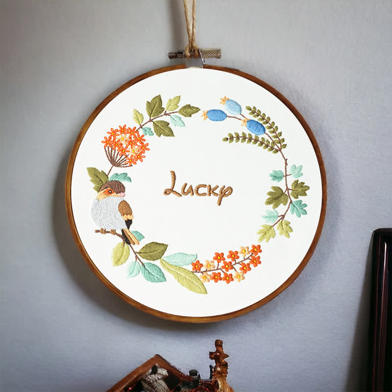 Rubbyoo Embroidery Kit - Lucky Wreath - image 3