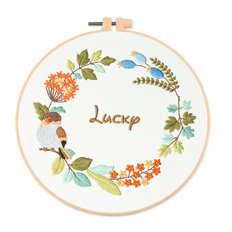 Rubbyoo Embroidery Kit - Lucky Wreath - image 0