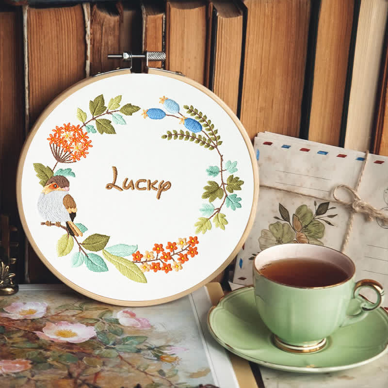 Rubbyoo Embroidery Kit - Lucky Wreath - image 7