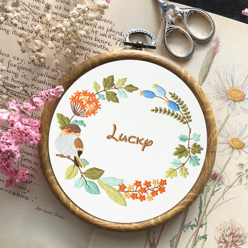 Rubbyoo Embroidery Kit - Lucky Wreath - image 8