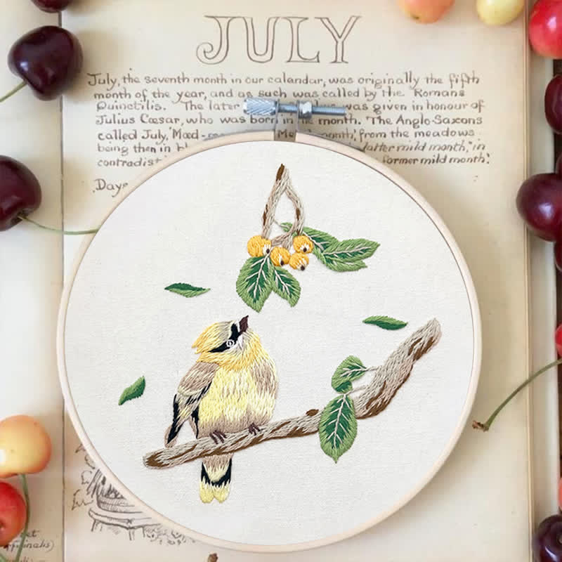 Rubbyoo Embroidery Kit - Goldfinch - image 2