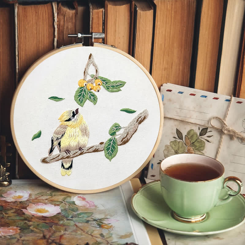 Rubbyoo Embroidery Kit - Goldfinch - image 4