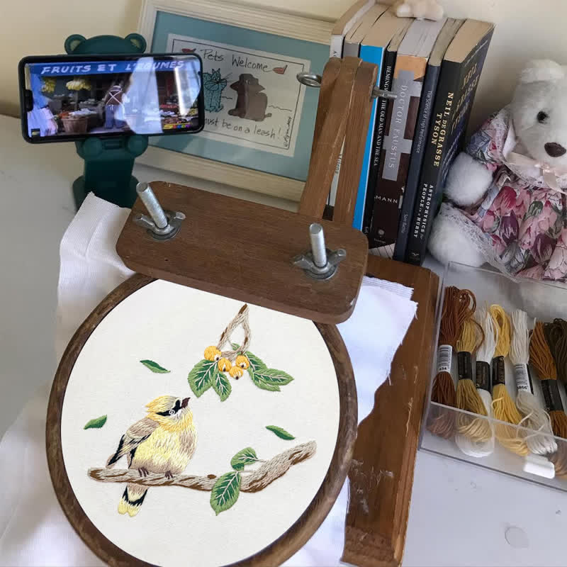 Rubbyoo Embroidery Kit - Goldfinch - image 7