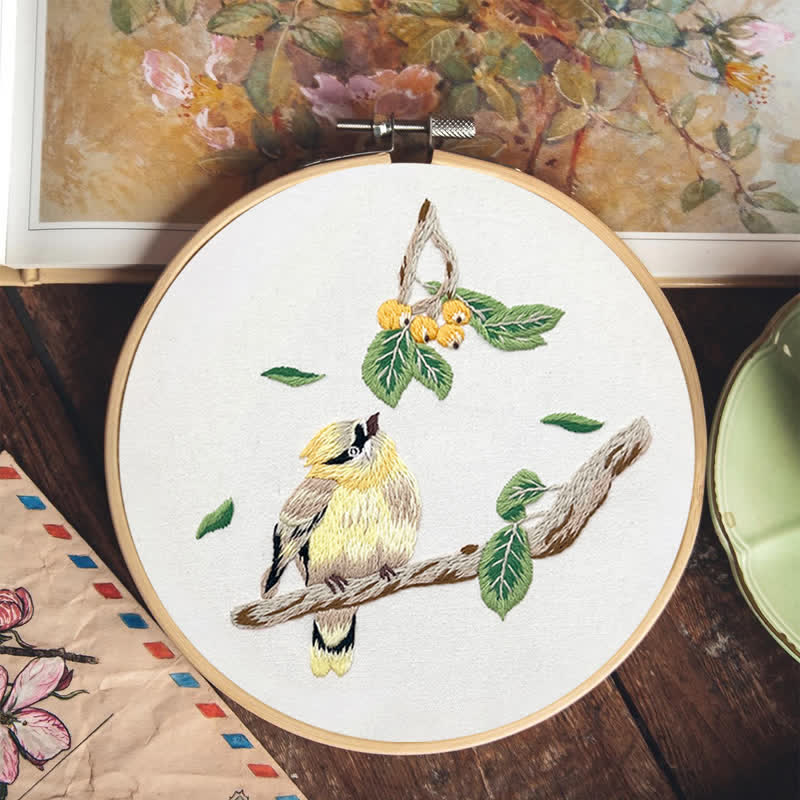 Rubbyoo Embroidery Kit - Goldfinch - image 6