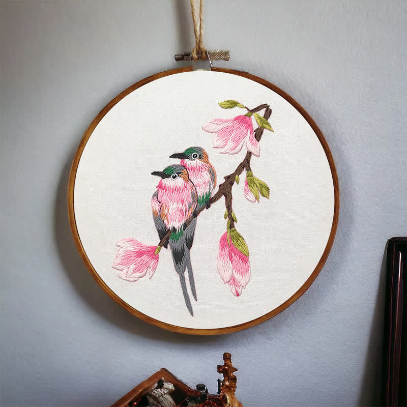 Rubbyoo Embroidery Kit - Birds On Branch - image 4