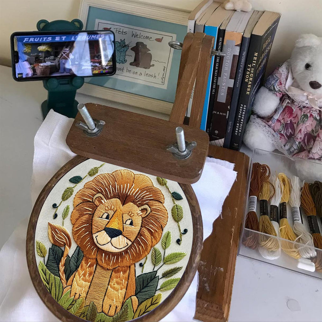 Rubbyoo Embroidery Kit -Big Smile Lion - image 3