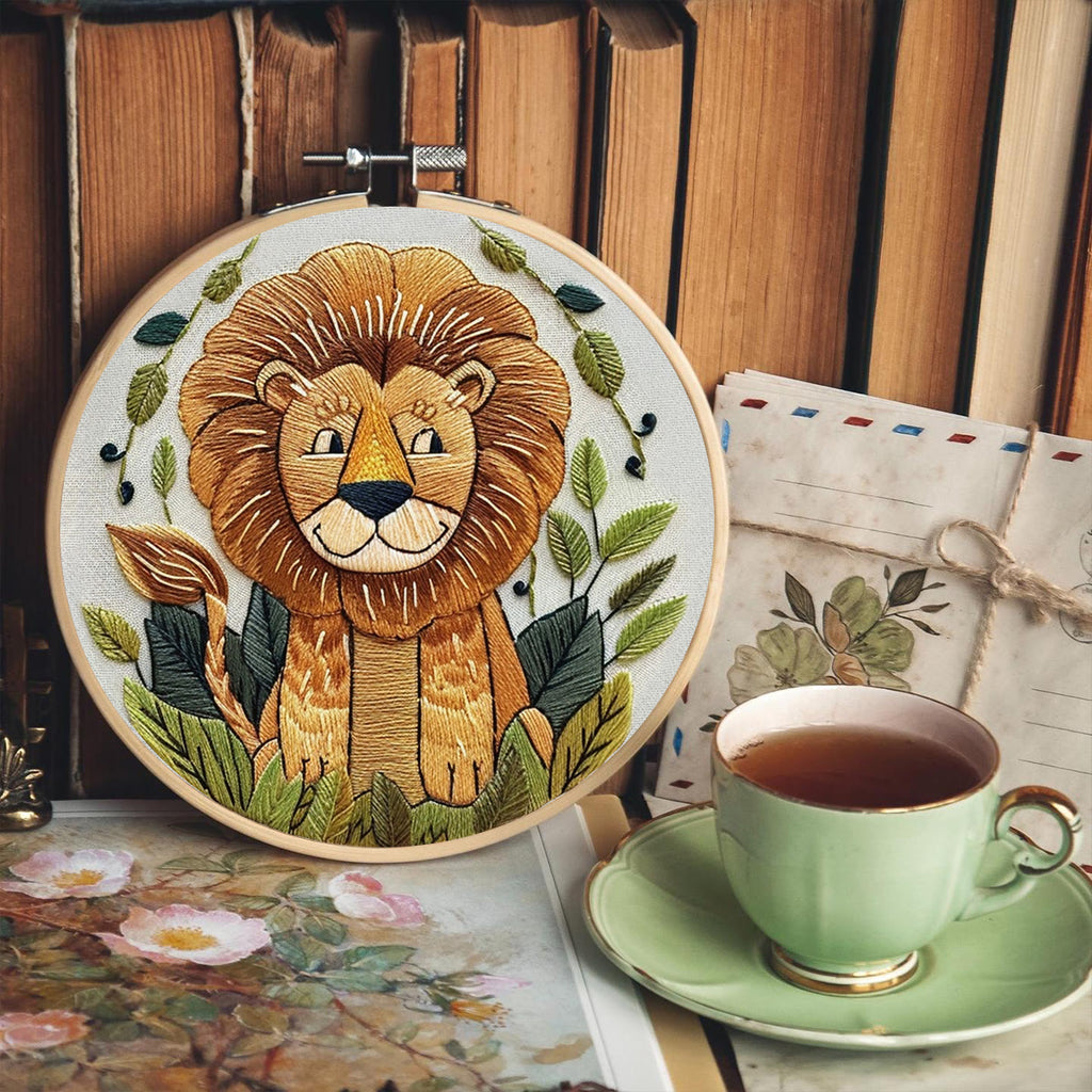 Rubbyoo Embroidery Kit -Big Smile Lion - image 5