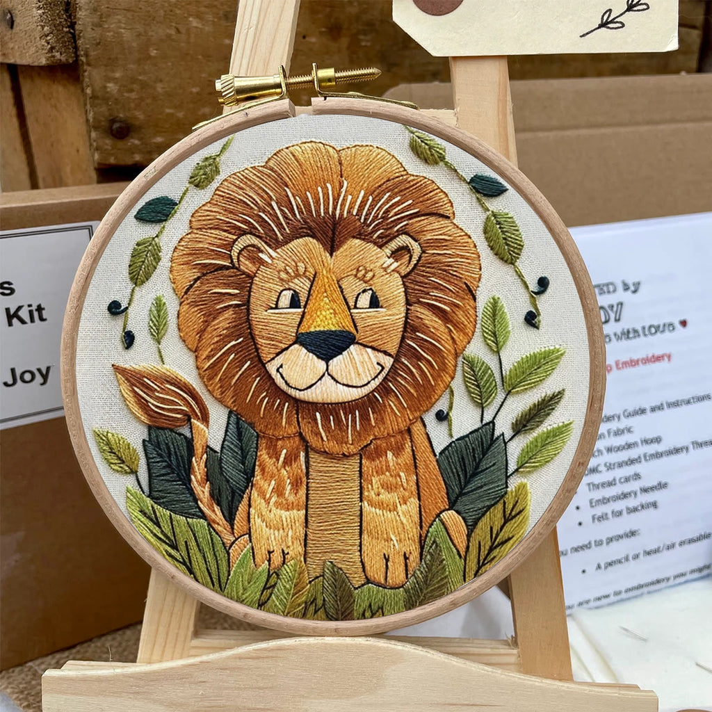 Rubbyoo Embroidery Kit -Big Smile Lion - image 7