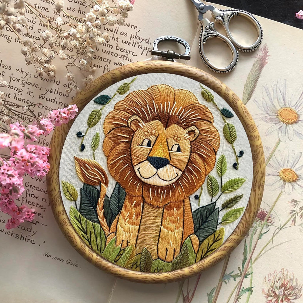 Rubbyoo Embroidery Kit -Big Smile Lion - image 6