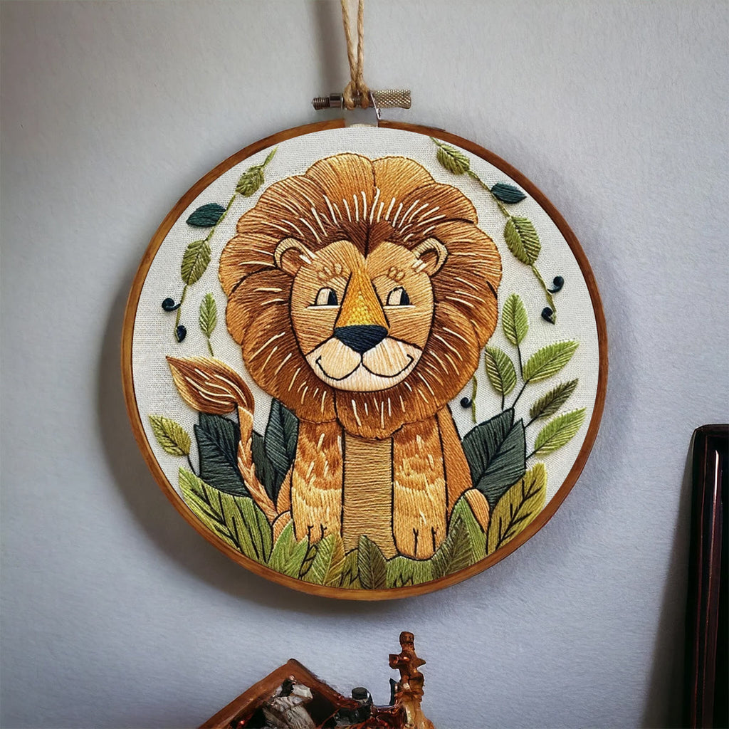 Rubbyoo Embroidery Kit -Big Smile Lion - image 4