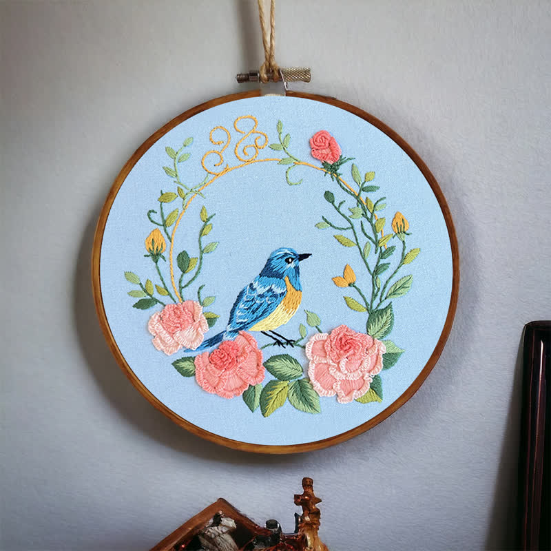 Rubbyoo Embroidery Kit -Exotic Bird-Flowers - image 3