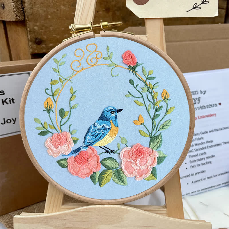 Rubbyoo Embroidery Kit -Exotic Bird-Flowers - image 6