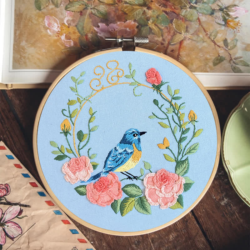 Rubbyoo Embroidery Kit -Exotic Bird-Flowers - image 8