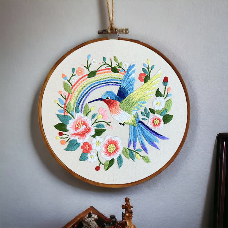 Rubbyoo Embroidery Kit - Exotic Blue Bird - image 3