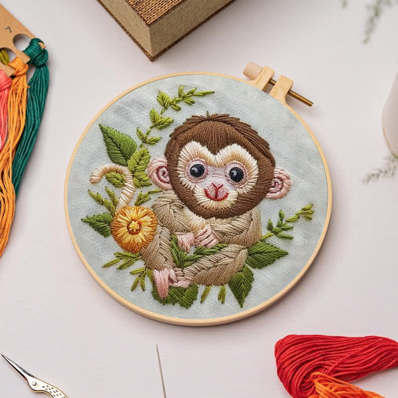 Rubbyoo Embroidery Kit - Lunar Monkey - image 4