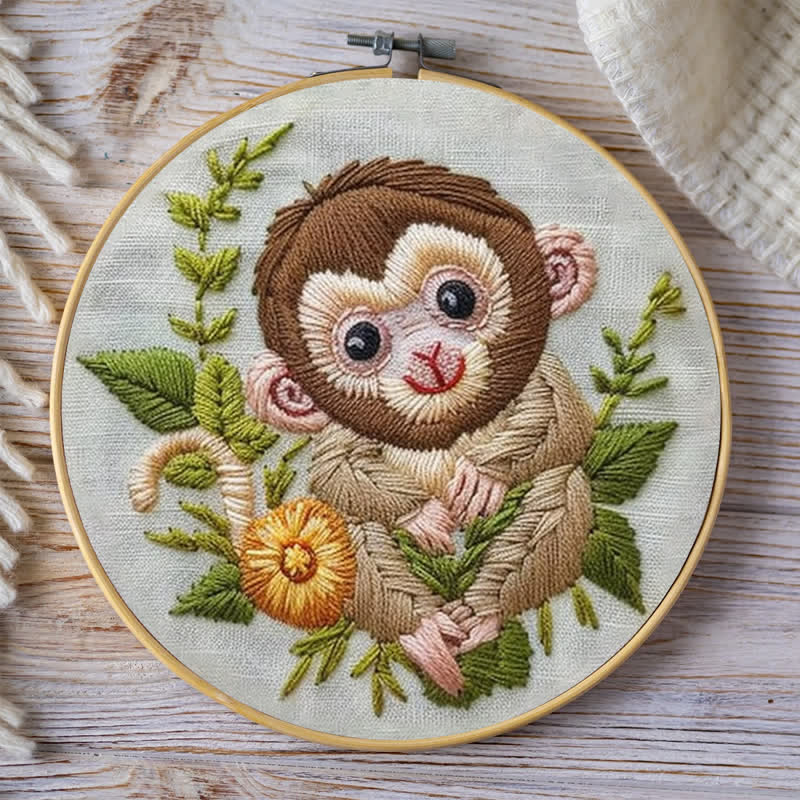 Rubbyoo Embroidery Kit - Lunar Monkey - image 7