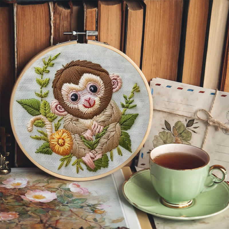 Rubbyoo Embroidery Kit - Lunar Monkey - image 6