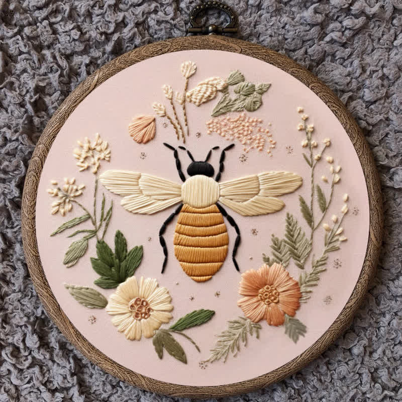 Rubbyoo Embroidery Kit - Bee And Bloom - image 8