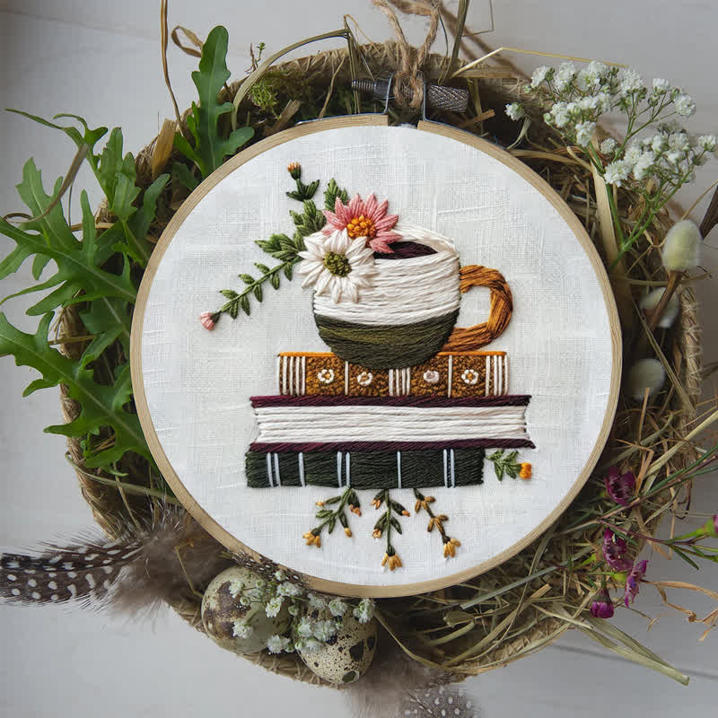 Rubbyoo Embroidery Kit - Books and Flowers - image 7