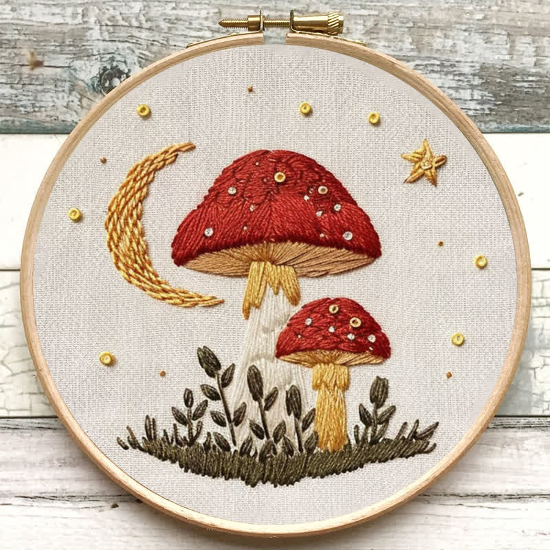 Rubbyoo Embroidery Kit - Woodland Mushroom - image 5