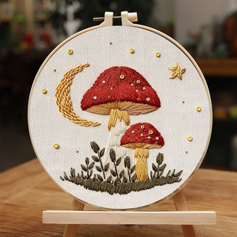 Rubbyoo Embroidery Kit - Woodland Mushroom - image 3