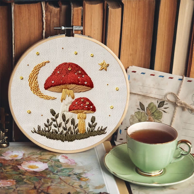 Rubbyoo Embroidery Kit - Woodland Mushroom - image 6