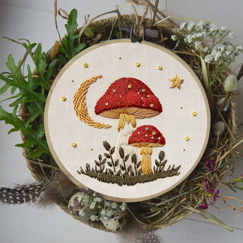 Rubbyoo Embroidery Kit - Woodland Mushroom - image 9