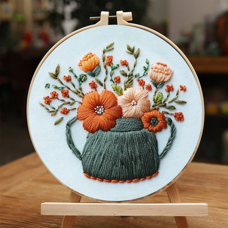 Rubbyoo Embroidery Kit - Tea Leaves - image 2