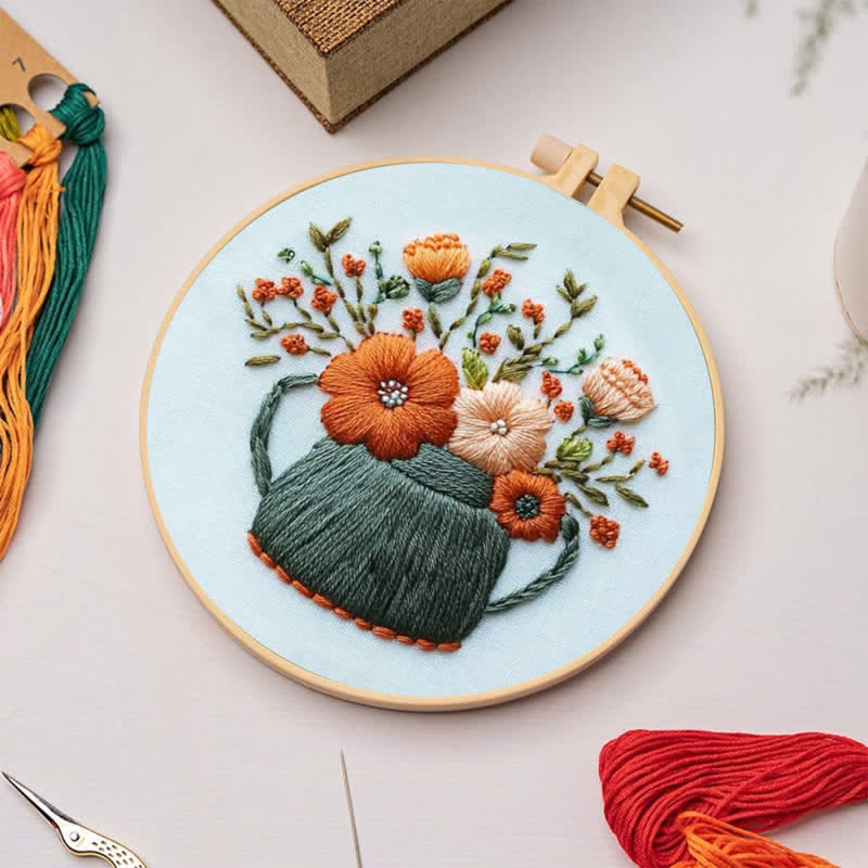 Rubbyoo Embroidery Kit - Tea Leaves - image 3