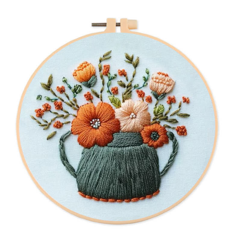 Rubbyoo Embroidery Kit - Tea Leaves - image 0