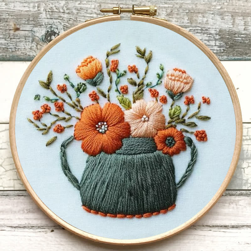 Rubbyoo Embroidery Kit - Tea Leaves - image 5