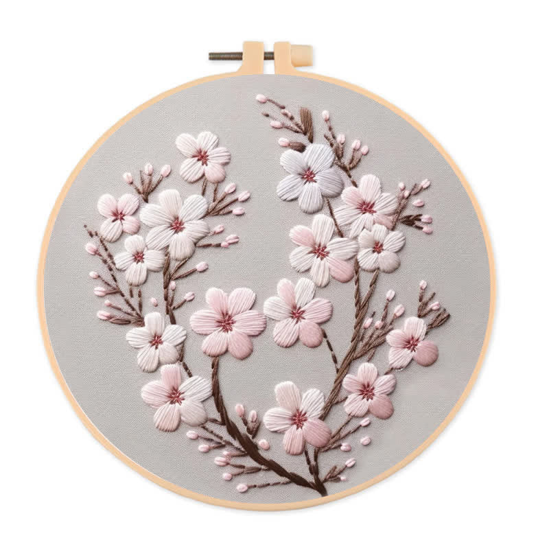 Rubbyoo Embroidery Kit - Cherry Blossom - 20*20cm - image 0