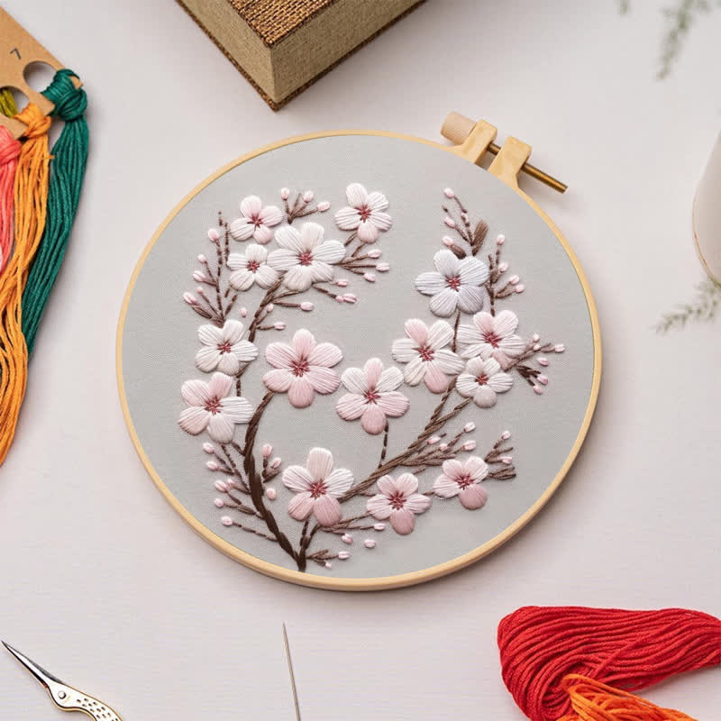 Rubbyoo Embroidery Kit - Cherry Blossom - image 4