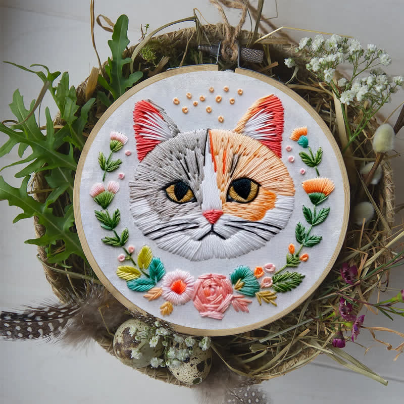 Rubbyoo Embroidery Kit - Indifferent Cat - image 8