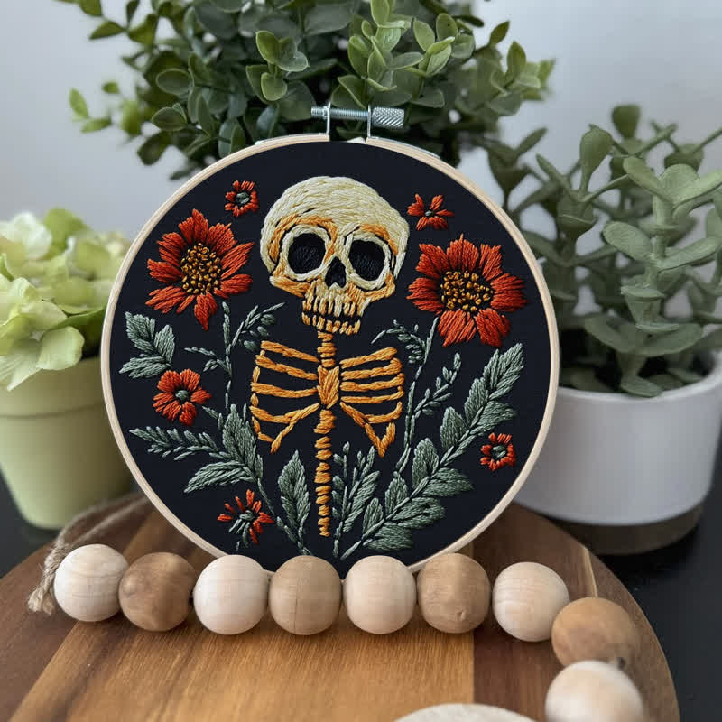 Rubbyoo Embroidery Kit - Skull - image 2