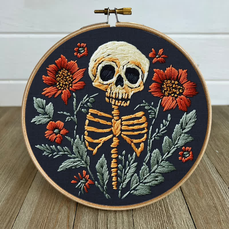 Rubbyoo Embroidery Kit - Skull - image 4