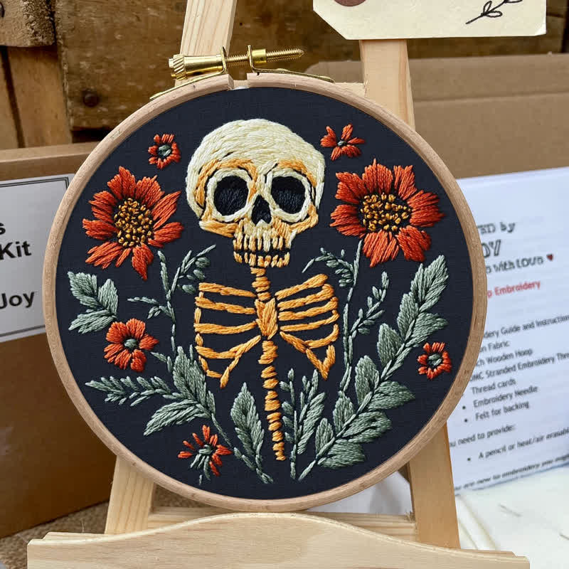 Rubbyoo Embroidery Kit - Skull - image 6