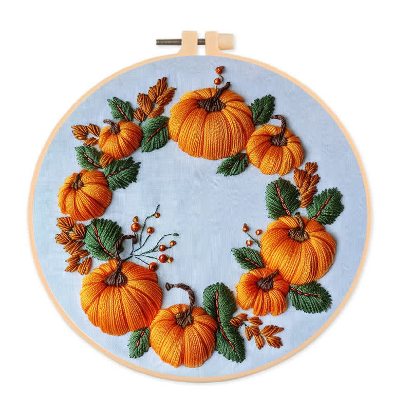 Rubbyoo Embroidery Kit - Original Pumpkin - 20*20cm - image 0
