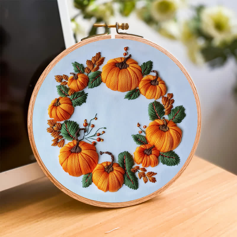 Rubbyoo Embroidery Kit - Original Pumpkin - image 3