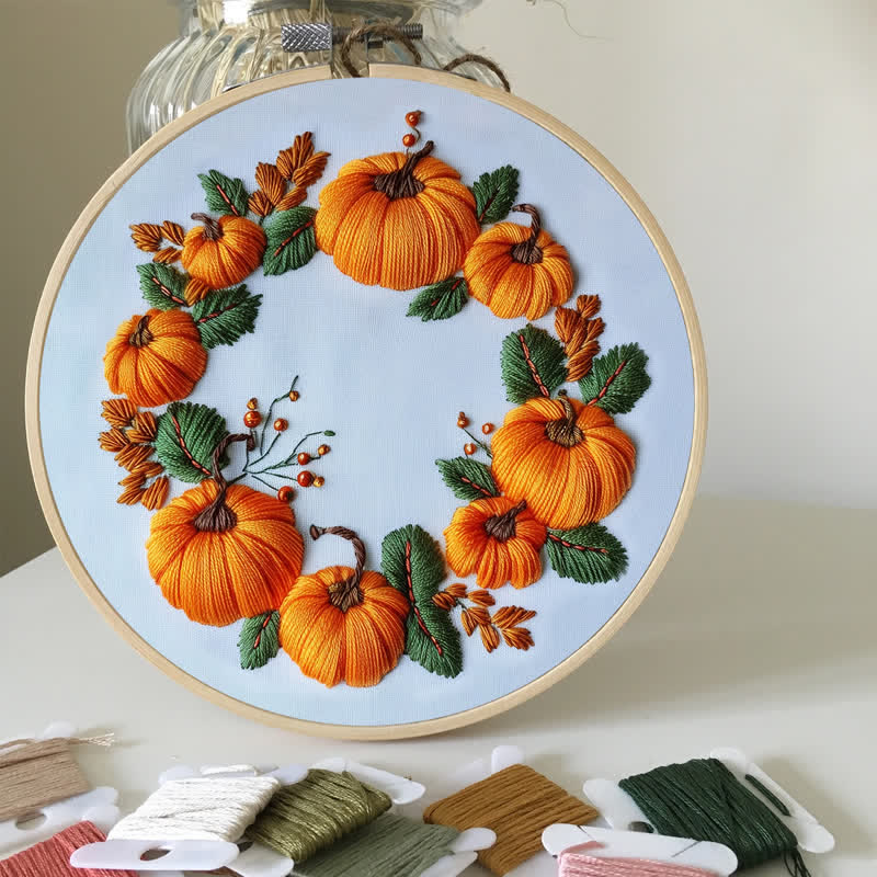 Rubbyoo Embroidery Kit - Original Pumpkin - image 4