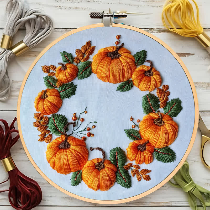 Rubbyoo Embroidery Kit - Original Pumpkin - image 6