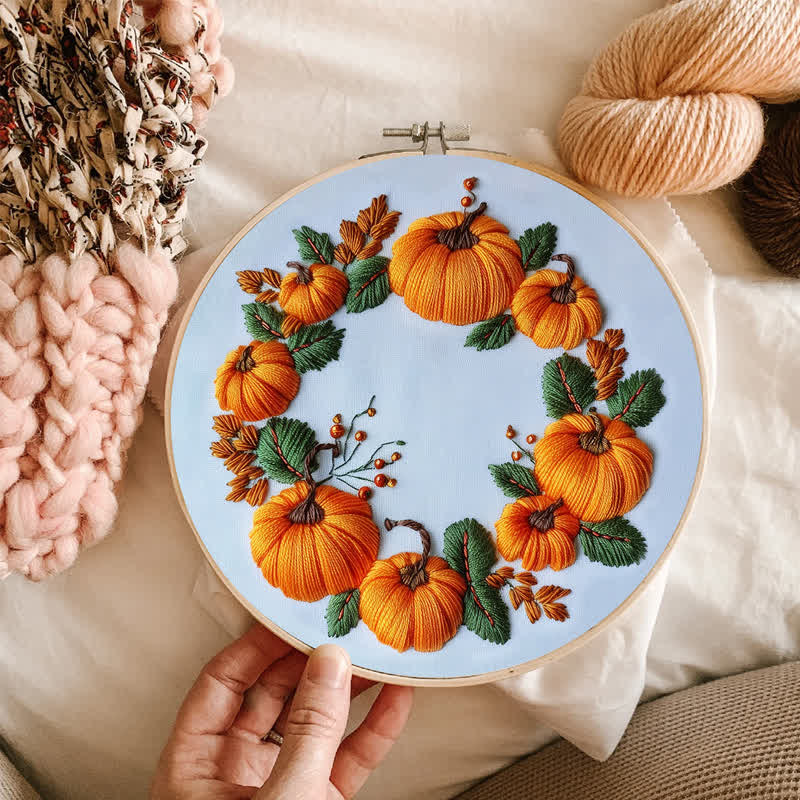 Rubbyoo Embroidery Kit - Original Pumpkin - image 8