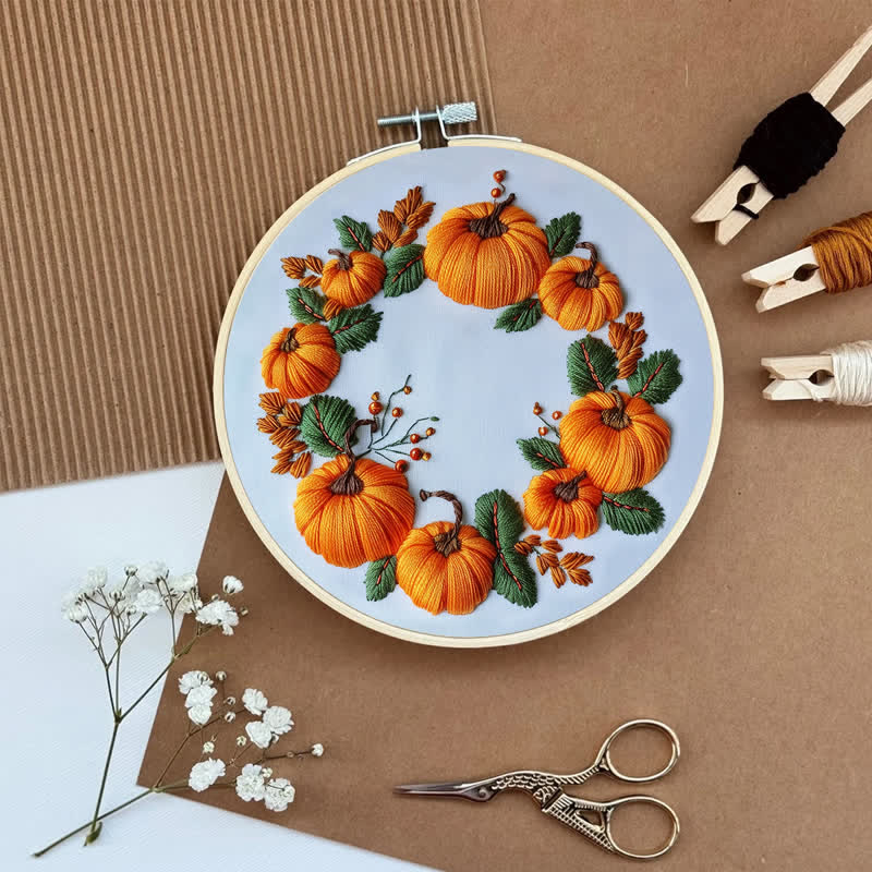 Rubbyoo Embroidery Kit - Original Pumpkin - image 5