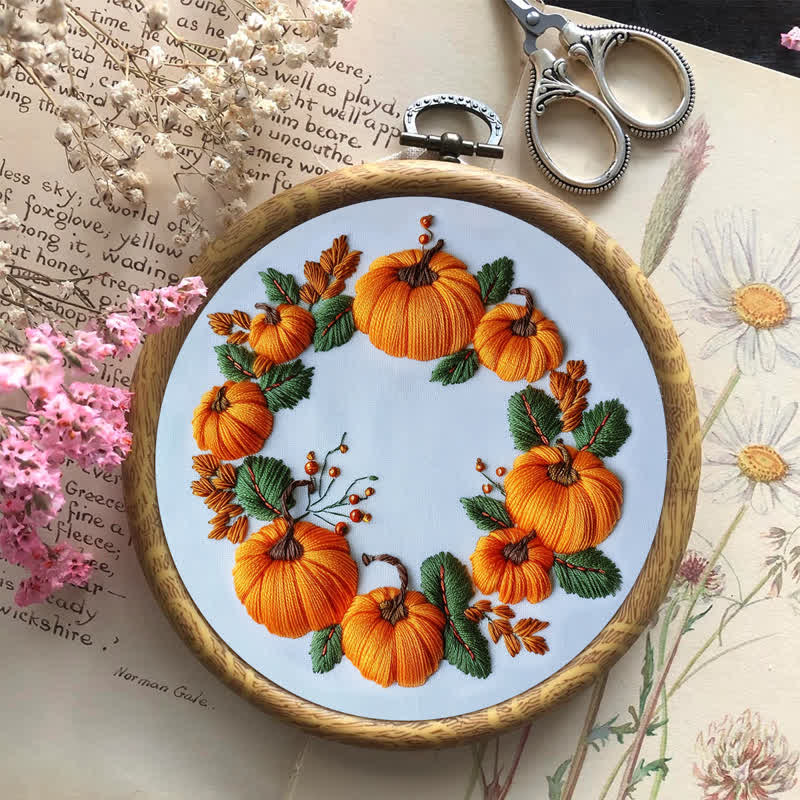 Rubbyoo Embroidery Kit - Original Pumpkin - image 7