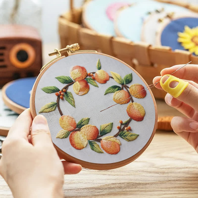 Rubbyoo Embroidery Kit - Peachy - image 1