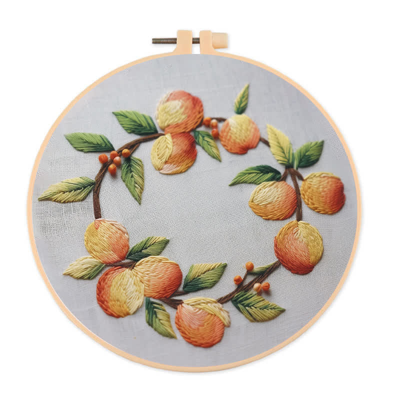 Rubbyoo Embroidery Kit - Peachy - 20*20cm - image 0