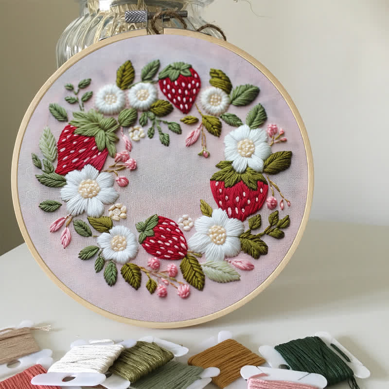 Rubbyoo Embroidery Kit - Wild Strawberry - image 3