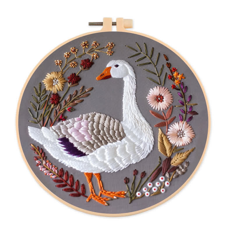 Rubbyoo Embroidery Kit - Winter Goose - image 0