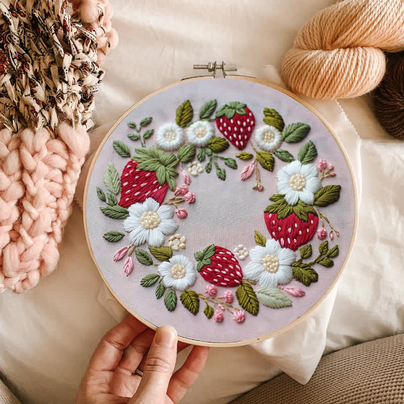 Rubbyoo Embroidery Kit - Wild Strawberry - image 8