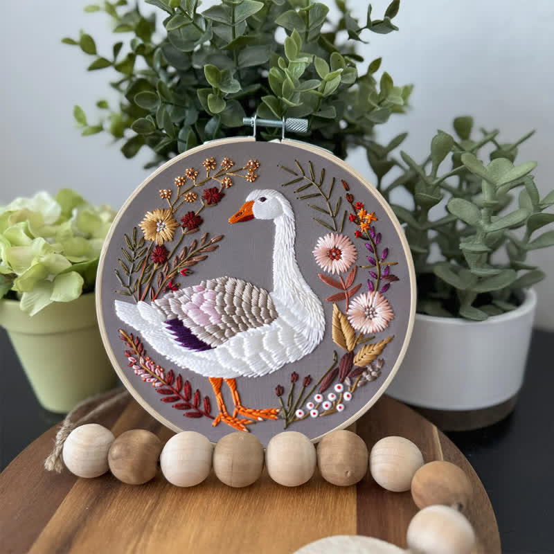 Rubbyoo Embroidery Kit - Winter Goose - image 2